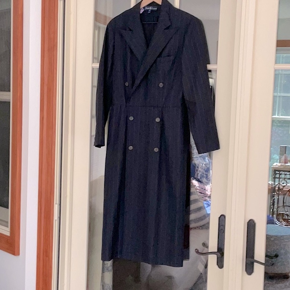 Vintage Ralph Lauren double breasted coat dress